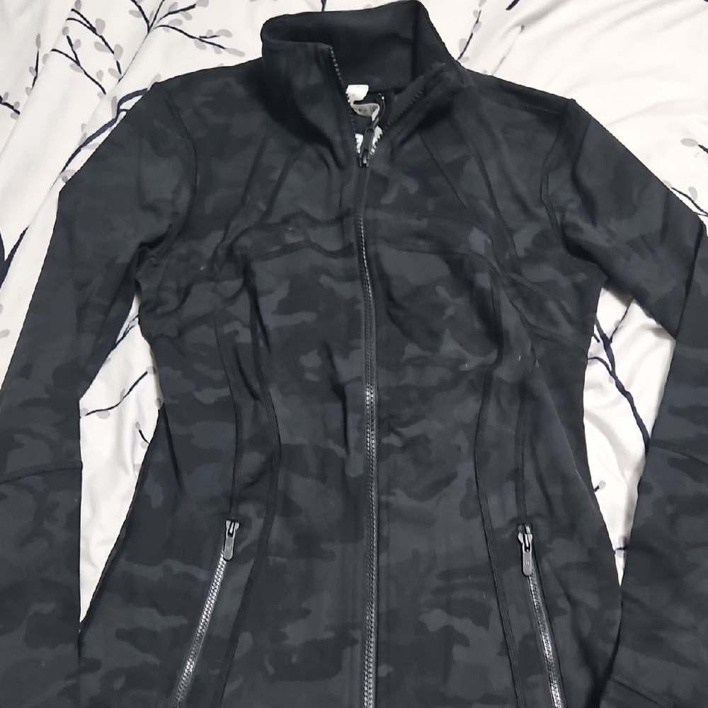 lululemon athletica Black Camouflage Utility Jacket